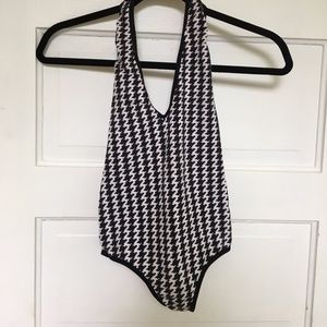 UO houndstooth bodysuit